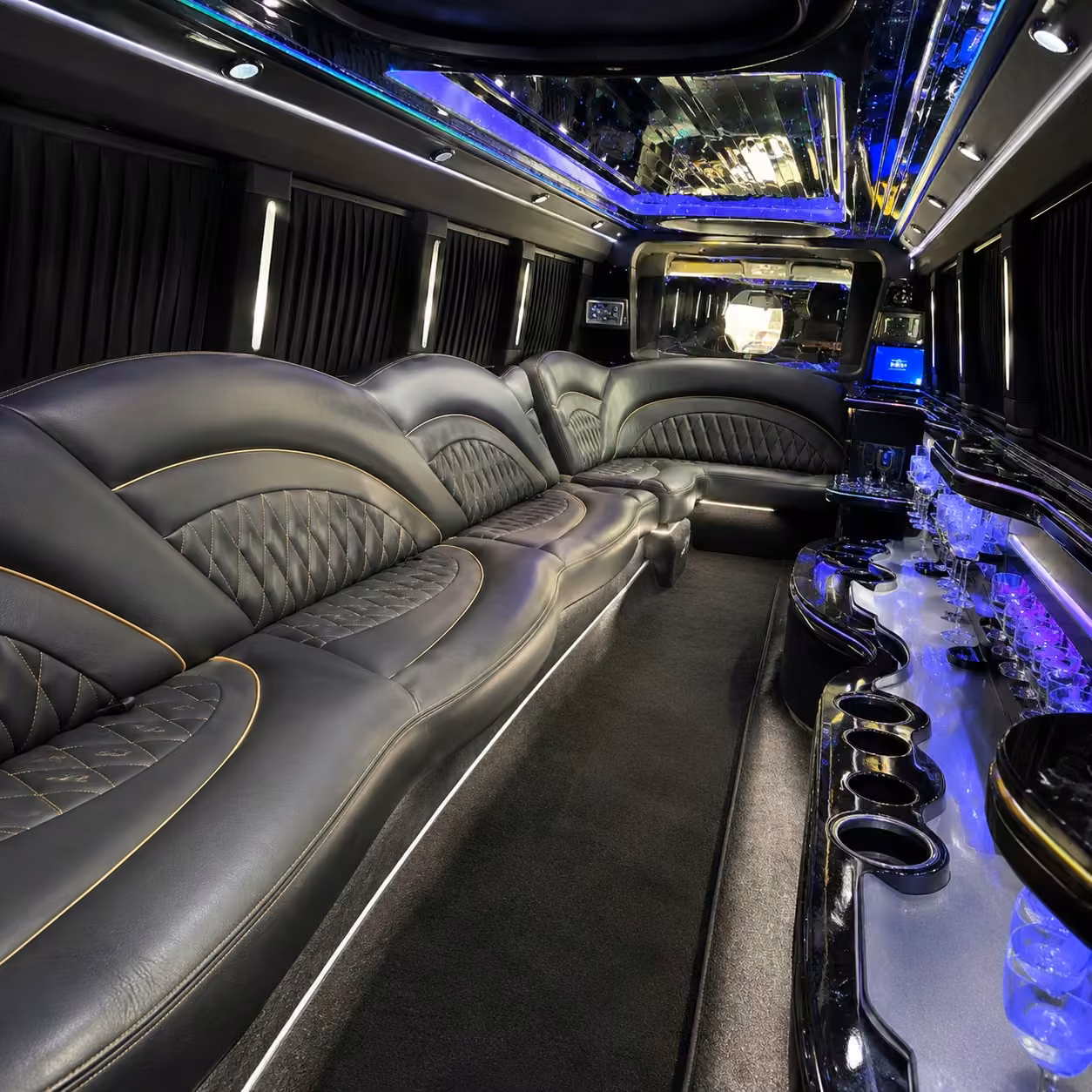 new york city limo interior